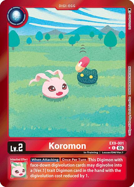 Koromon [EX9-001] (Limited Foil) [Versus Monsters] | Black Swamp Games