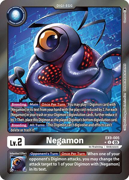 Negamon [EX9-005] (Limited Foil) [Versus Monsters] | Black Swamp Games