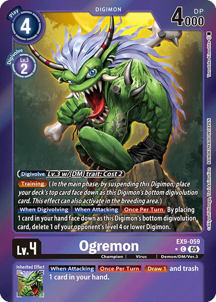 Ogremon [EX9-059] (Limited Foil) [Versus Monsters] | Black Swamp Games