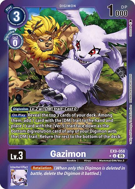 Gazimon [EX9-058] (Limited Foil) [Versus Monsters] | Black Swamp Games