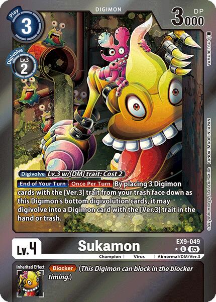 Sukamon [EX9-049] (Limited Foil) [Versus Monsters] | Black Swamp Games