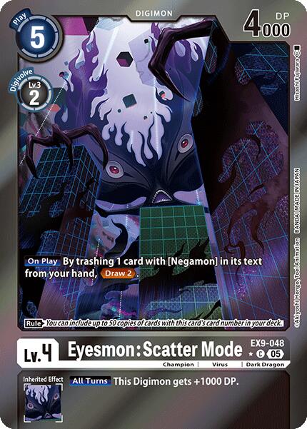 Eyesmon: Scatter Mode [EX9-048] (Limited Foil) [Versus Monsters] | Black Swamp Games