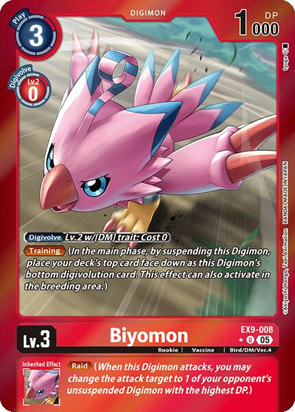 Biyomon [EX9-008] (Limited Foil) [Versus Monsters] | Black Swamp Games
