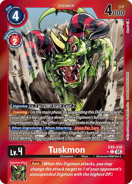 Tuskmon [EX9-010] (Limited Foil) [Versus Monsters] | Black Swamp Games