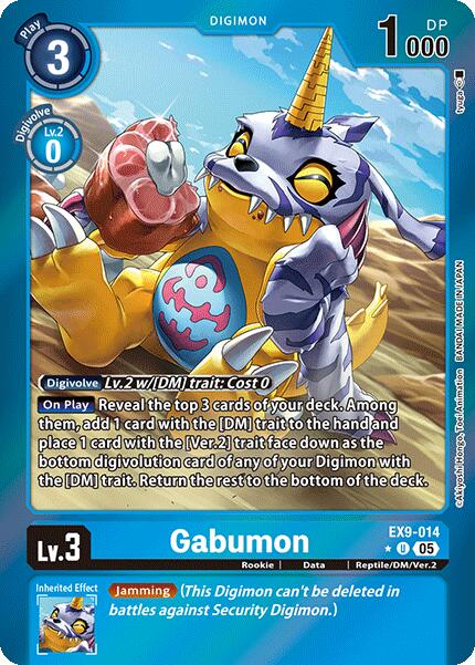 Gabumon [EX9-014] (Limited Foil) [Versus Monsters] | Black Swamp Games