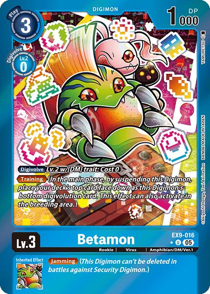 Betamon [EX9-016] (Limited Foil) [Versus Monsters] | Black Swamp Games
