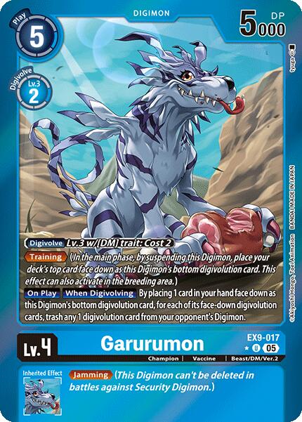 Garurumon [EX9-017] (Limited Foil) [Versus Monsters] | Black Swamp Games