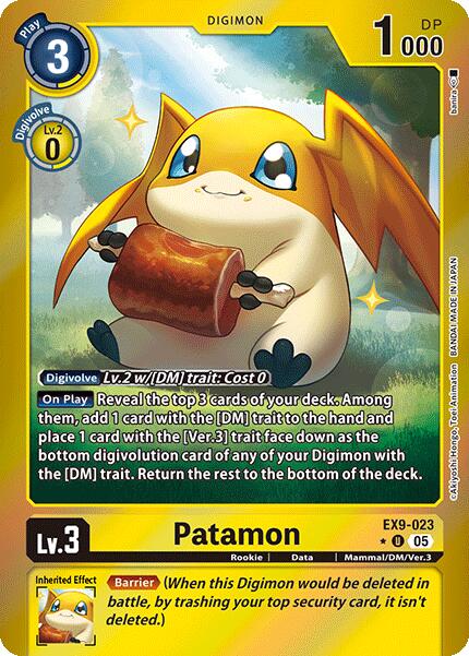 Patamon [EX9-023] (Limited Foil) [Versus Monsters] | Black Swamp Games