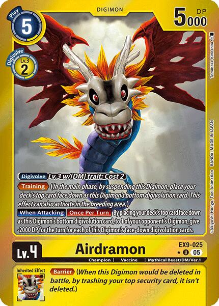Airdramon [EX9-025] (Limited Foil) [Versus Monsters] | Black Swamp Games