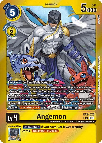 Angemon [EX9-026] (Limited Foil) [Versus Monsters] | Black Swamp Games