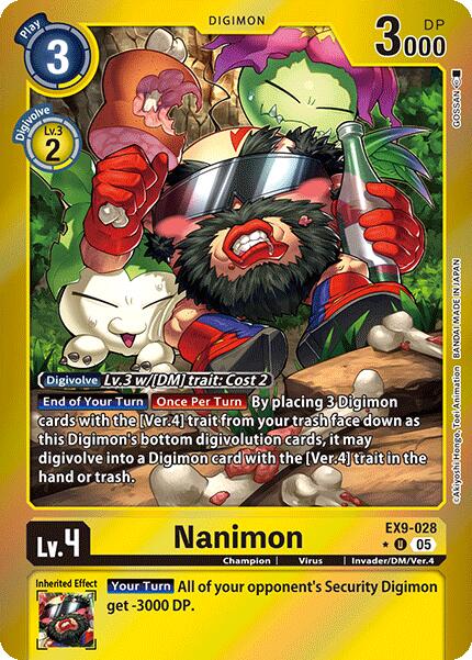Nanimon [EX9-028] (Limited Foil) [Versus Monsters] | Black Swamp Games