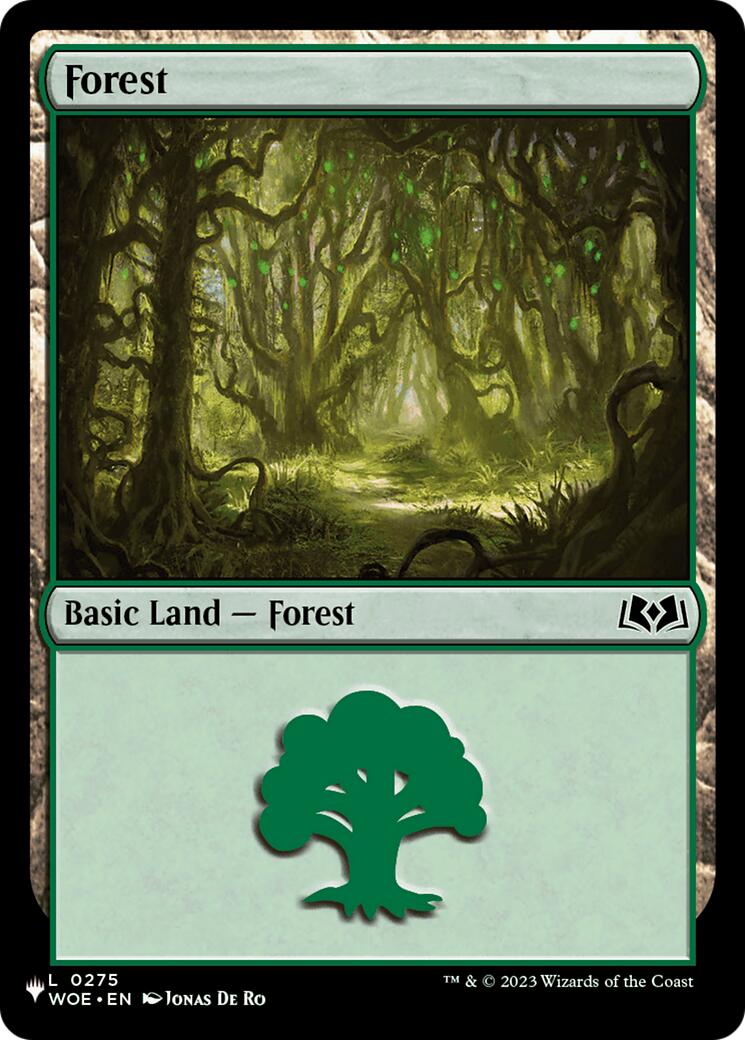 Forest (0275) (WOE) [The List] | Black Swamp Games