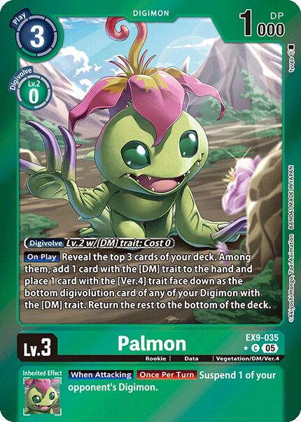 Palmon [EX9-035] (Limited Foil) [Versus Monsters] | Black Swamp Games