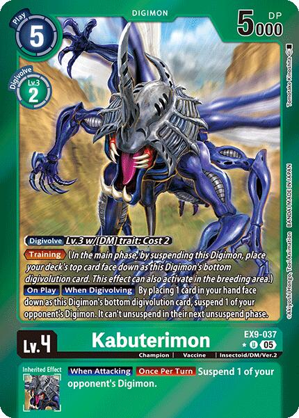 Kabuterimon [EX9-037] (Limited Foil) [Versus Monsters] | Black Swamp Games