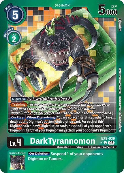 DarkTyrannomon [EX9-039] (Limited Foil) [Versus Monsters] | Black Swamp Games