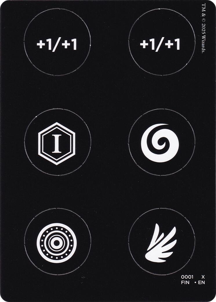 Punch Card Token (0001 // 0002) [FINAL FANTASY Tokens] | Black Swamp Games