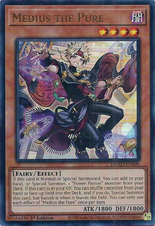 Medius the Pure [DUAD-EN008] Ultra Rare | Black Swamp Games