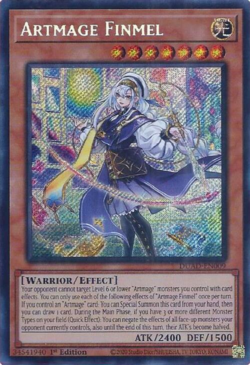 Artmage Finmel [DUAD-EN009] Secret Rare | Black Swamp Games