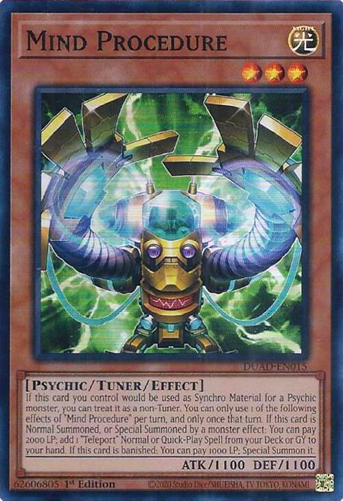 Mind Procedure [DUAD-EN015] Super Rare | Black Swamp Games