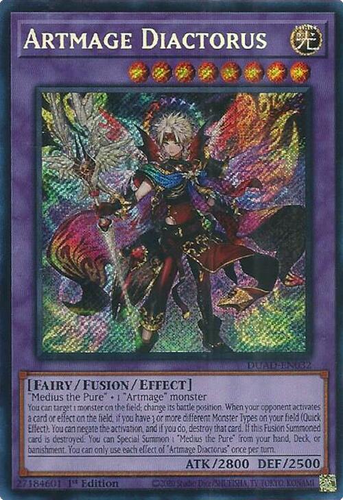 Artmage Diactorus [DUAD-EN032] Secret Rare | Black Swamp Games