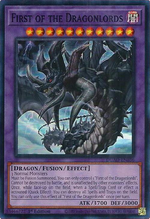 First of the Dragonlords [DUAD-EN036] Super Rare | Black Swamp Games