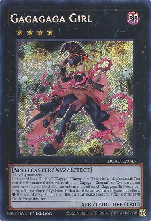 Gagagaga Girl [DUAD-EN043] Secret Rare | Black Swamp Games