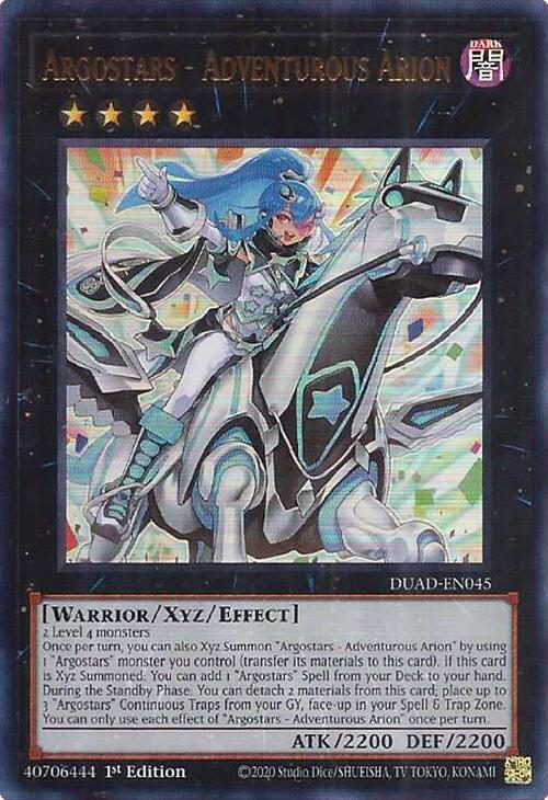 Argostars - Adventurous Arion [DUAD-EN045] Ultra Rare | Black Swamp Games