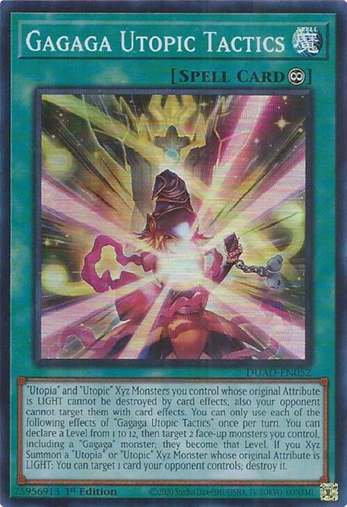 Gagaga Utopic Tactics [DUAD-EN052] Super Rare | Black Swamp Games