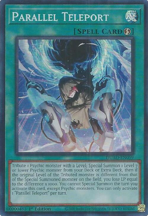 Parallel Teleport [DUAD-EN059] Super Rare | Black Swamp Games