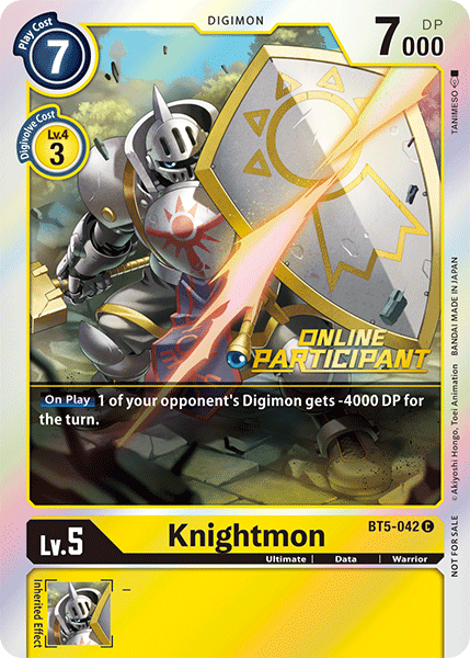 Knightmon [BT5-042] (Online Participant) [Battle of Omni Promos] | Black Swamp Games