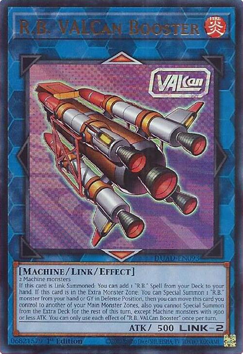 R.B. VALCan Booster [DUAD-EN093] Ultra Rare | Black Swamp Games