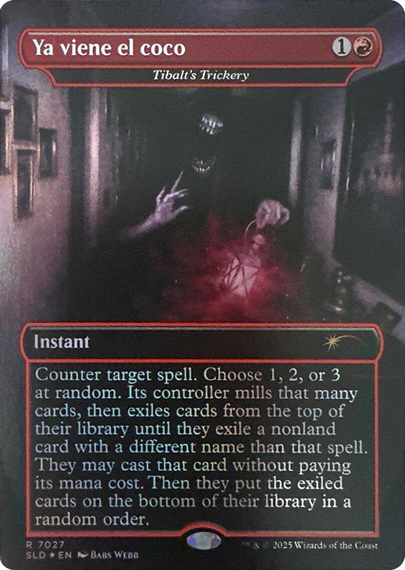 Ya viene el coco - Tibalt's Trickery (Rainbow Foil) [Secret Lair Drop Series] | Black Swamp Games