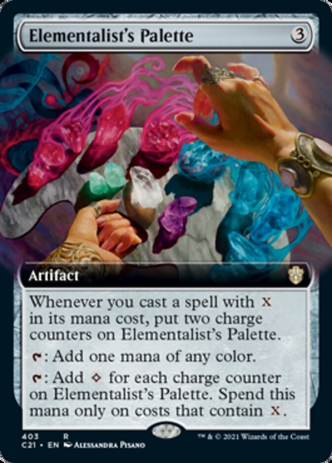 Elementalist's Palette (Extended Art) [Commander 2021] | Black Swamp Games