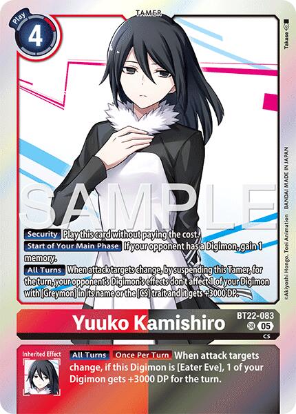 Yuuko Kamishiro [BT22-083] [Cyber Eden] | Black Swamp Games