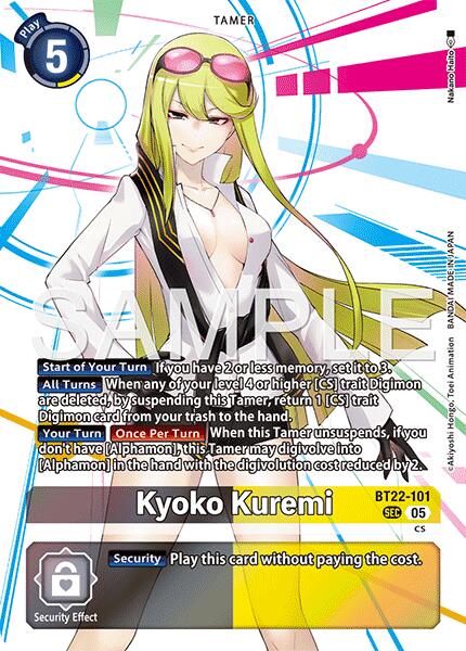Kyoko Kuremi [BT22-101] [Cyber Eden] | Black Swamp Games