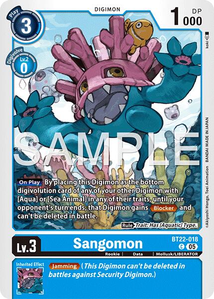 Sangomon [BT22-018] [Cyber Eden] | Black Swamp Games