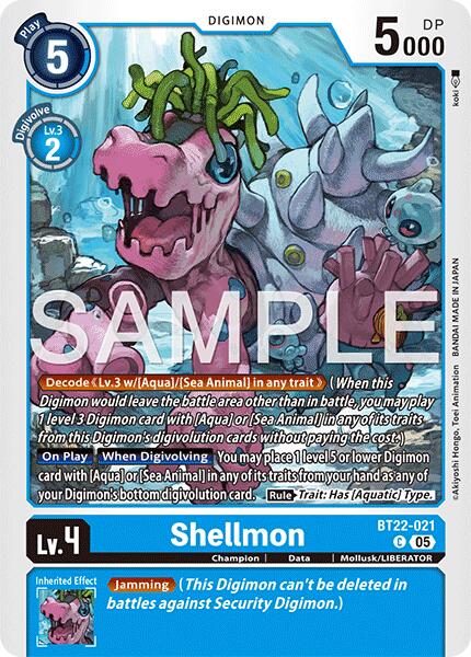Shellmon [BT22-021] [Cyber Eden] | Black Swamp Games