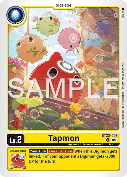 Tapmon [BT22-003] [Cyber Eden] | Black Swamp Games