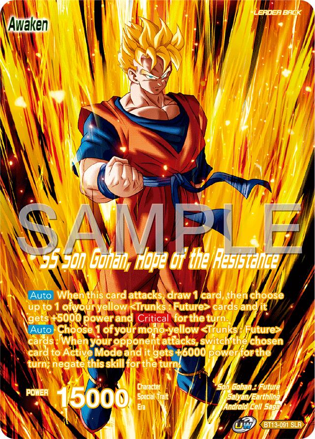 Son Gohan // SS Son Gohan, Hope of the Resistance (Reprint) (BT13-091) [Premium Anniversary Box 2025] | Black Swamp Games