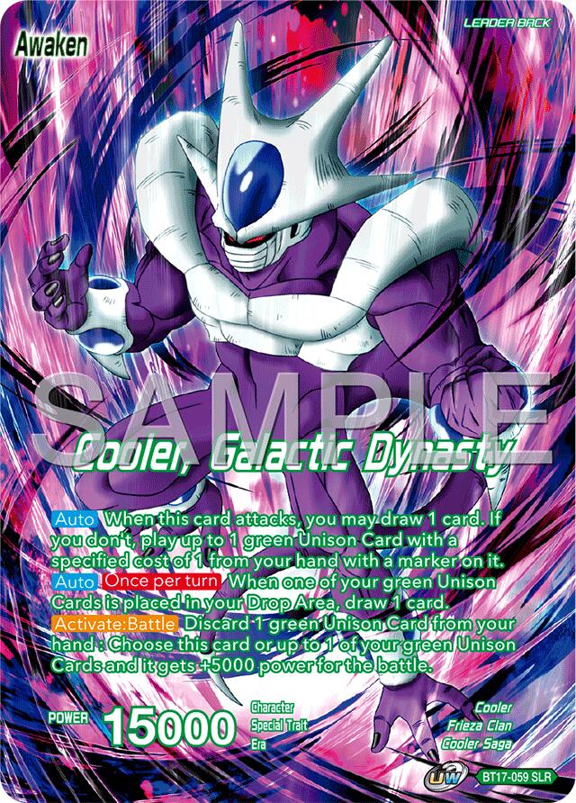 Cooler // Cooler, Galactic Dynasty (Reprint) (BT17-059) [Premium Anniversary Box 2025] | Black Swamp Games