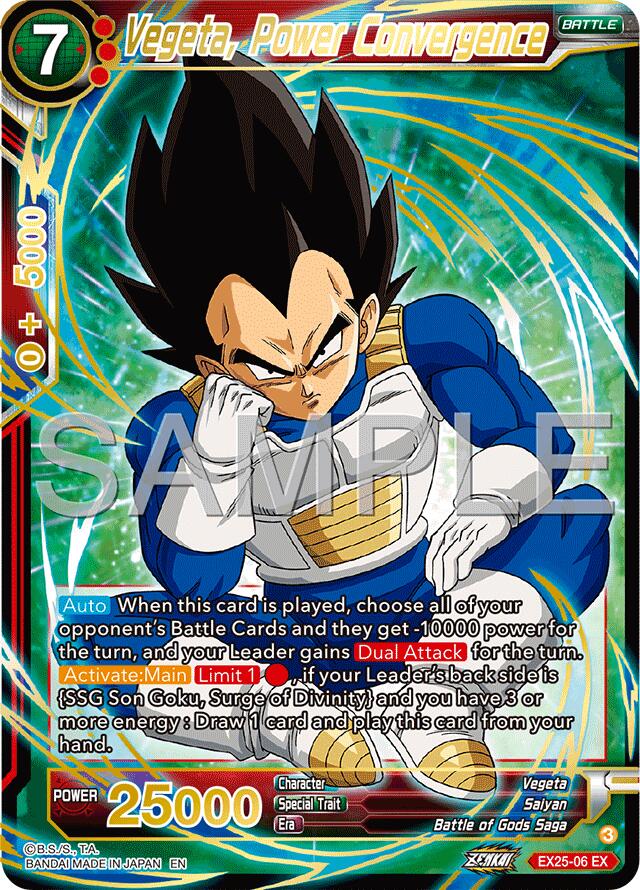 Vegeta, Power Convergence (EX25-06) [Premium Anniversary Box 2025] | Black Swamp Games