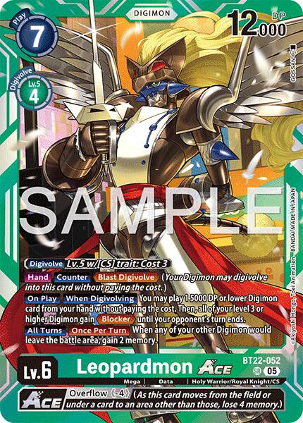 Leopardmon ACE [BT22-052] [Cyber Eden] | Black Swamp Games