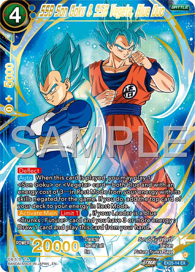 SSB Son Goku & SSB Vegeta, Blue Duo (EX25-14) [Premium Anniversary Box 2025] | Black Swamp Games