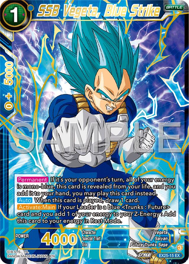 SSB Vegeta, Blue Strike (EX25-15) [Premium Anniversary Box 2025] | Black Swamp Games