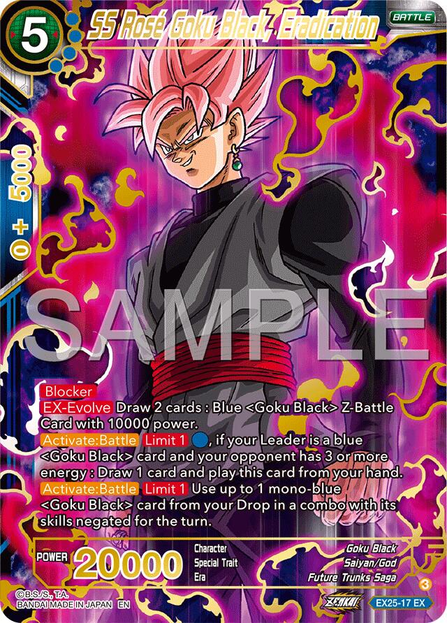 SS Rose Goku Black, Eradication (EX25-17) [Premium Anniversary Box 2025] | Black Swamp Games