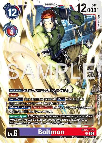 Boltmon [BT22-078] [Cyber Eden] | Black Swamp Games