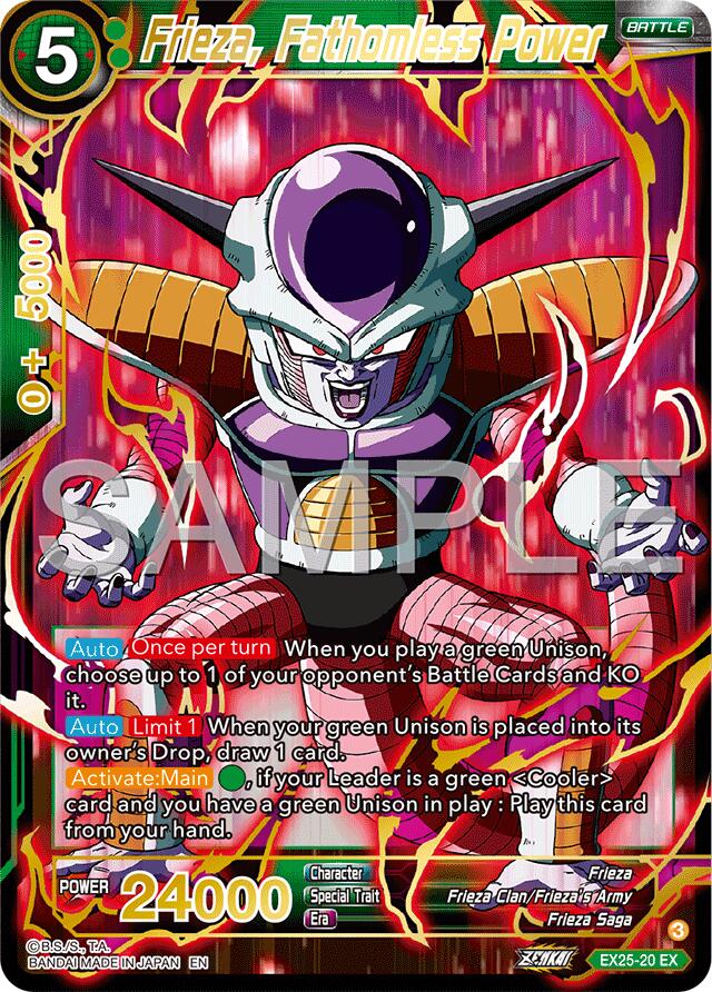 Frieza, Fathomless Power (EX25-20) [Premium Anniversary Box 2025] | Black Swamp Games