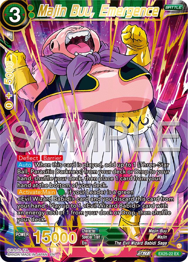 Majin Buu, Emergence (EX25-22) [Premium Anniversary Box 2025] | Black Swamp Games