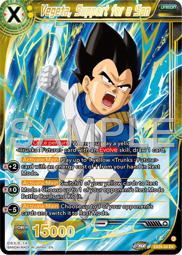 Vegeta, Support for a Son (EX25-24) [Premium Anniversary Box 2025] | Black Swamp Games