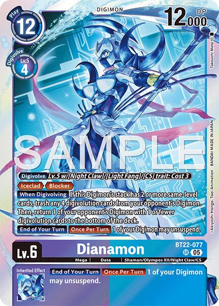 Dianamon [BT22-077] [Cyber Eden] | Black Swamp Games